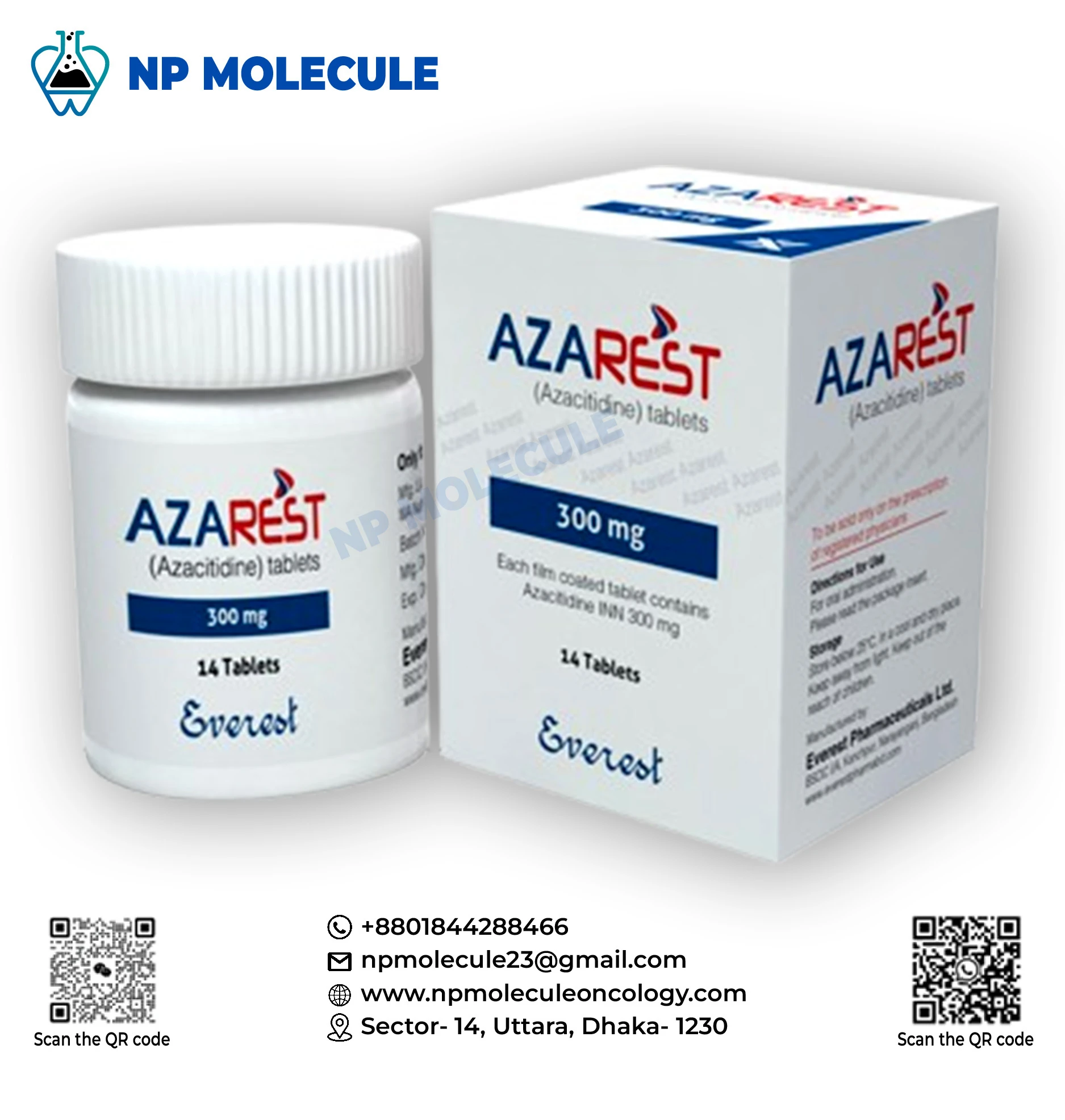 AZAREST 300 mg (Azacitidine Tablets)