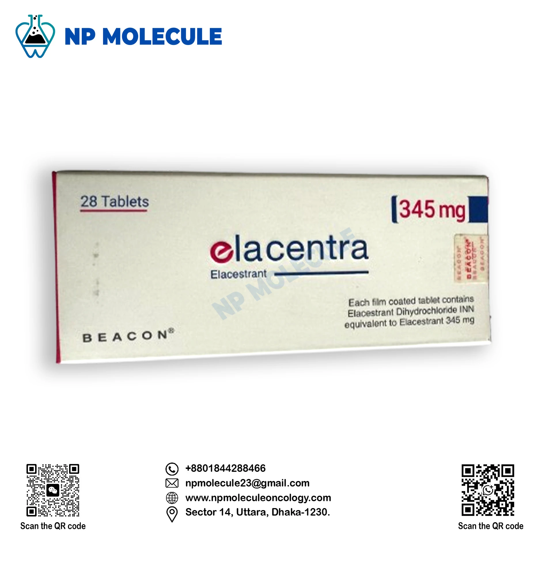 Elacentra 345 mg (Elacestrant INN)