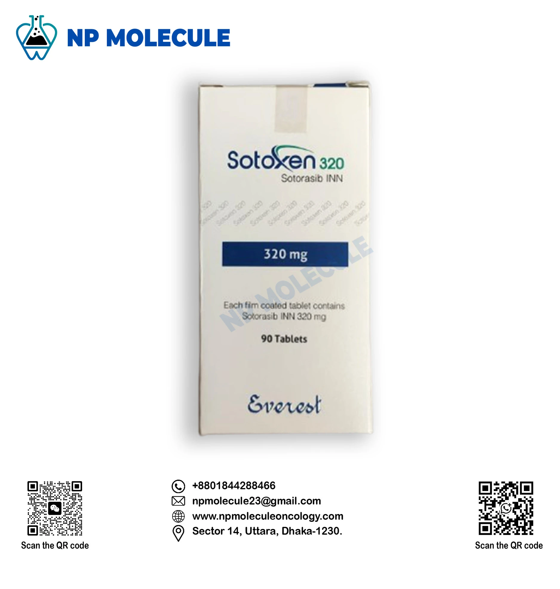 Sotoxen 320 mg (Sotorasib INN)